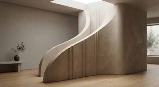 Architecture intérieure courbe / Curved interior architecture